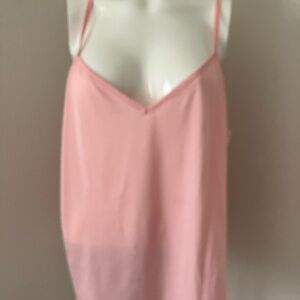 Pink Spaghetti Strap Dress